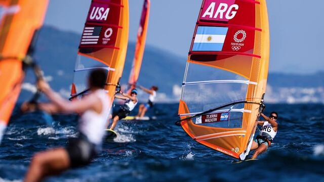 Celia Tejerina se ubicó en la posición 22 en las regatas de windsurf modalidad RS:X