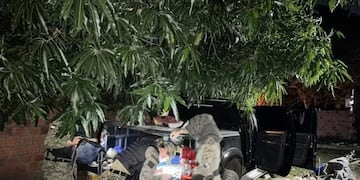 El operativo policial.