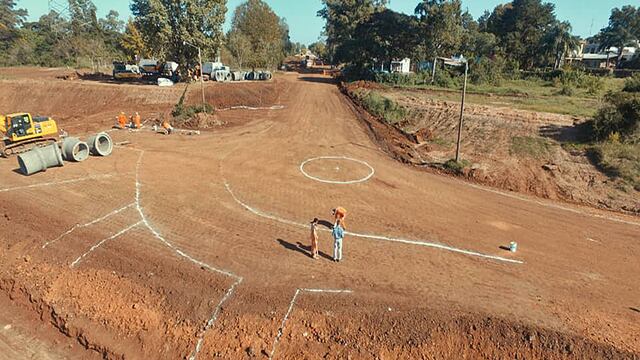 Avance de obas en la Costanera Nebel.