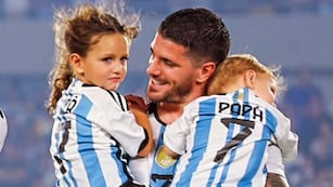 El llamativo motivo por el cual Francesca, la hija de Rodrigo De Paul, le pide que lleve a la escuela