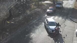 Córdoba. Choque en barrio Ampliación Poeta Lugones. (Captura de video)