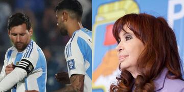 Selección Argentina y Cristina Kirchner.