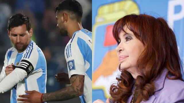 Selección Argentina y Cristina Kirchner.