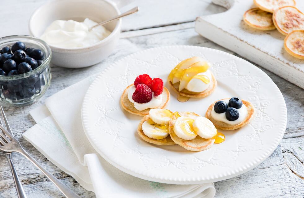 Listos en 10 minutos: Mini Pancakes para un desayuno distinto