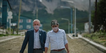 El Senador Rodríguez recorrió las obras del barrio Pipo junto al Jefe de Gabinete