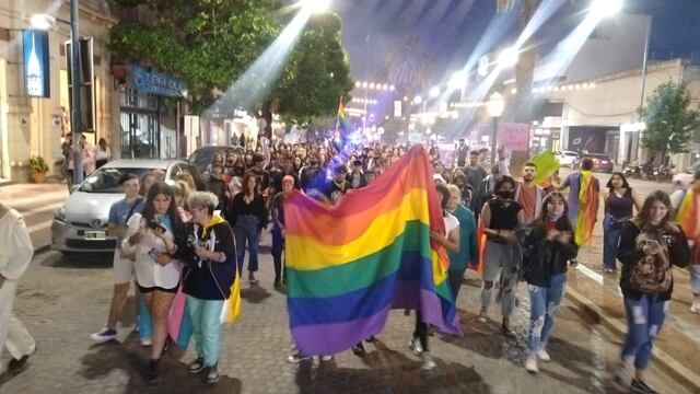 Marcha del orgullo en Rafaela