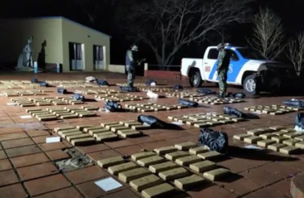 Más de 300 kilos de marihuana incautada en Santa Ana