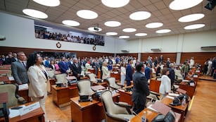 La sesión preparatoria en la que prestaron juramento los 24 diputados electos en mayo pasado, y que tomarán posesión de su bancas este miércoles.