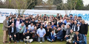 Casi un centenar de delegados comunales expresaron su apoyo a la gestión de Osvaldo Jaldo.