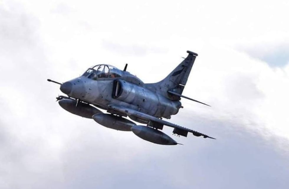 “Los Halcones” volvieron a pasar por el cielo de Ushuaia