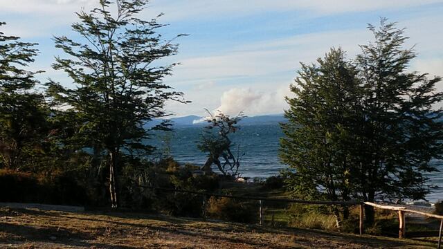 Combaten un incendio forestal en la Reserva Provincial Corazón de la Isla