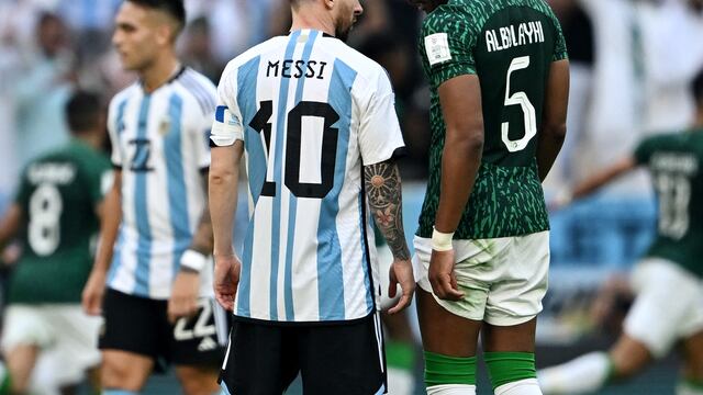 Argentina sufrió una dura derrota ante Arabia Saudita en el arranque del Mundial Qatar 2022.