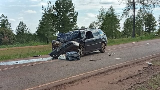 Siniestro vial en Eldorado dejó como saldo a tres personas heridas.