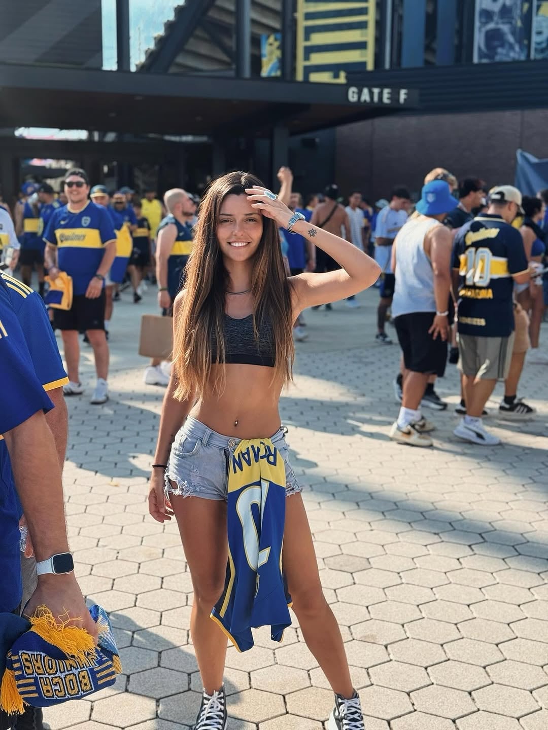 El destape de Valentina Salcedo, la influencer de Boca que vincularían con un alto directivo del club