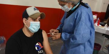 Operativo de vacunación en Rafaela