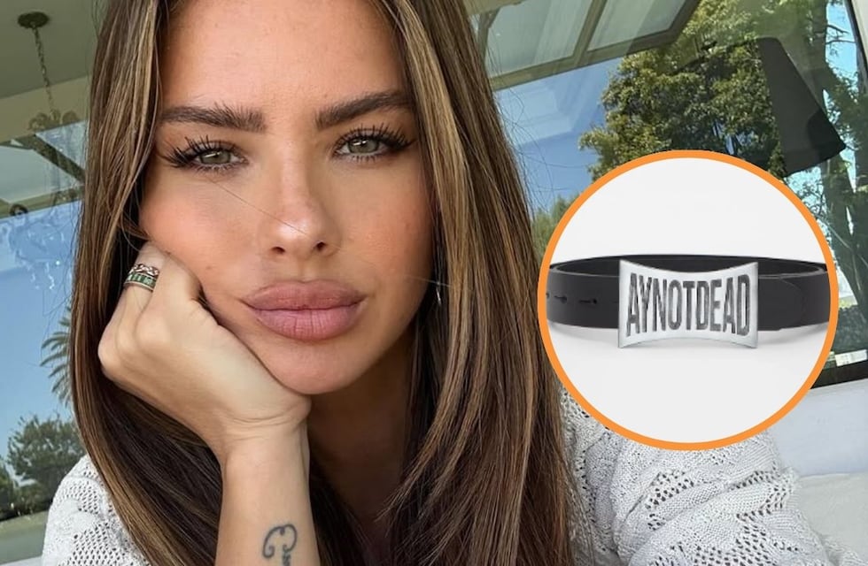 Cuánto cuesta el cinturón que usó la China Suárez y que desató las críticas contra la marca