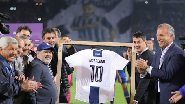 En setiembre de 2019 Diego volvió a Córdoba, para otro baño de cariño. El homenaje Albiazul.