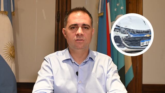 El Intendente de Gualeguaychú sufrió un accidente vial
