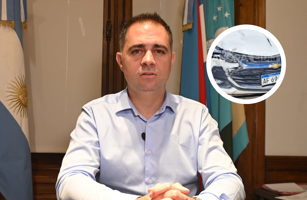 Pudo ser una tragedia: el Intendente de Gualeguaychú sufrió un accidente vial