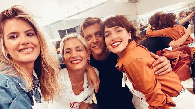 El reencuentro de Mery del Cerro, Rocío Igarzabal, Gastón Dalmau y Cande Vetrano.