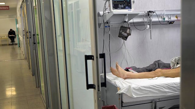 El herido fue derivbado al hospital Central donde quedó internado. Imagen ilustrativa.