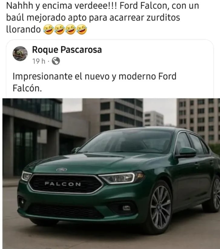 La polémica publicación se realizó en Facebook.