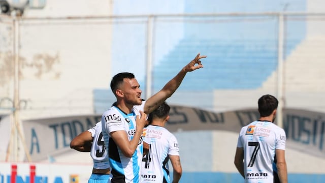 Chabale abrió el marcador en Nueva Italia para un Racing que recibe a Unión de Sunchales. (Foto: Prensa Racing)