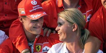 Corinna Schumacher habló por primera vez.