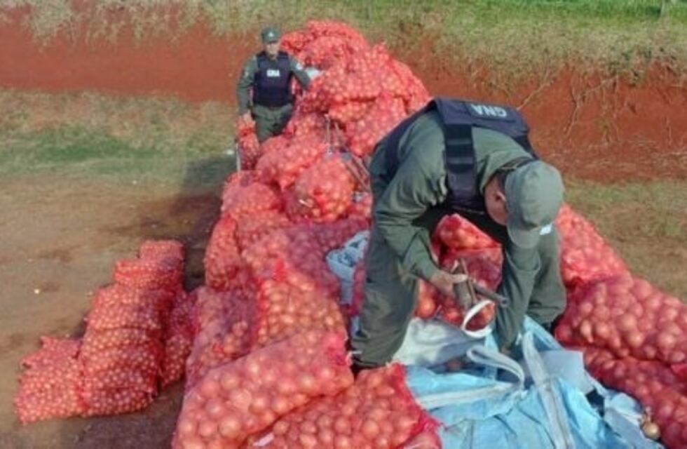 San Vicente: decomisan 29 toneladas de cobre ocultas en una carga de cebollas