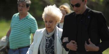 DERECHOS HUMANOS. Estela de Carlotto, presidenta de Abuelas de Plaza de Mayo. (La Voz)