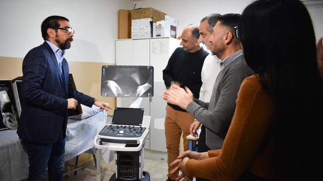 Incorporaron un nuevo ecógrafo al Hospital Municipal Eva Perón.