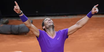 Rafael Nadal se quedó con su décimo Masters 1000 de Roma.