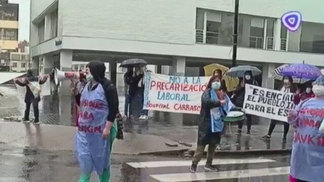 Enfermeros de Rosario se manifestaron por  mejoras laborales y exigen”contratos dignos”