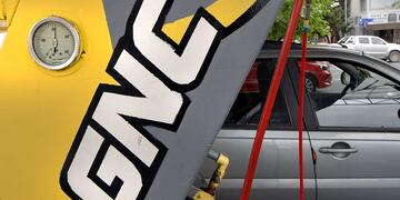 Fuerte aumento del GNC en  las estaciones de servicios 
Foto: Orlando Pelichotti