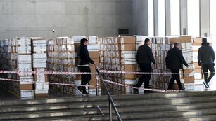 Juntos por el Cambio se manifestó a horas de las elecciones en Córdoba.