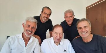 Carlos Bilardo recibió a ex campeones del Mundial México 86