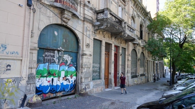 El inmueble donde funcionaba Contrabando. (Alan Monzón, gentileza)