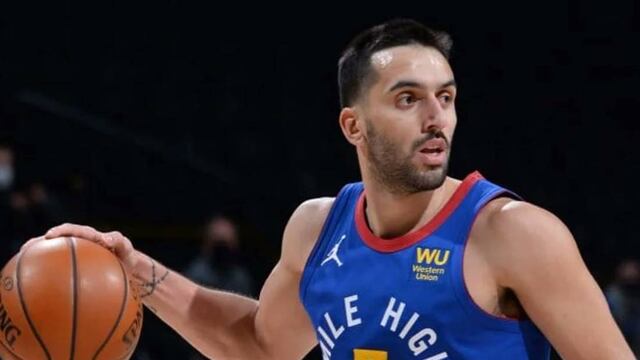 Campazzo fue titular ante Portland y logró anotar 12 puntos (Denver).