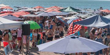 Playa de Miramar de Ansenuza, domingo 22 de noviembre.
