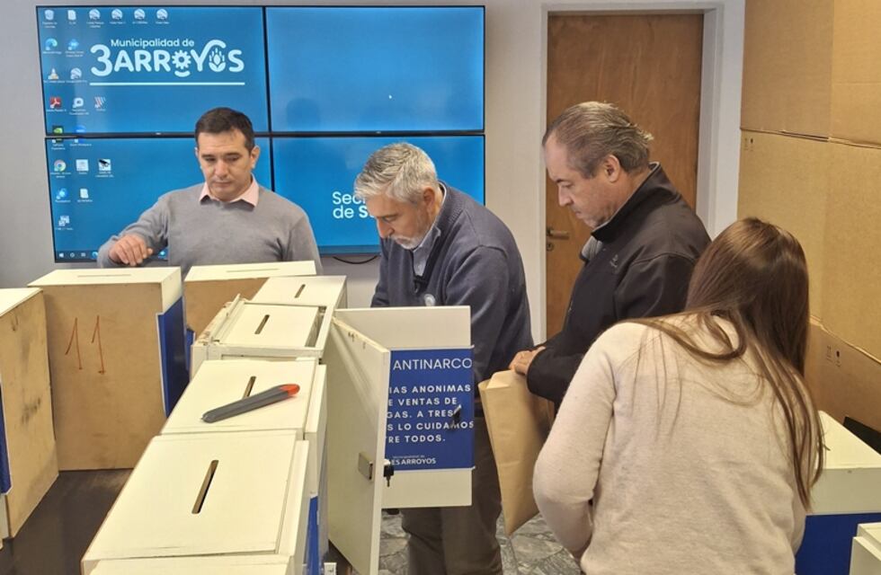 Tres Arroyos: Apertura de los buzones antinarcos con 105 denuncias ciudadanas