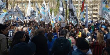 Marcha en Rosario por el atentado a Cristina Kirchner
