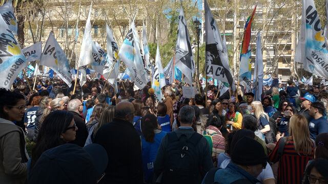 Marcha en Rosario por el atentado a Cristina Kirchner