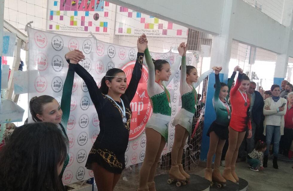 Excelentes resultados de las patinadoras del Club Olimpo de Tres Arroyos