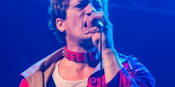 Pity Álvarez volvió a los escenarios en el estadio Mario Alberto Kempes de Córdoba.