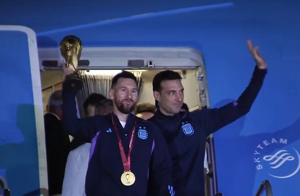 ¡Los campeones del mundo llegaron a la Argentina!