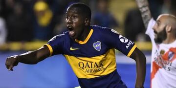 Jan Hurtado metió el gol de la última victoria de Boca sobre River en La Bombonera.