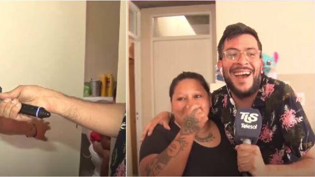 Estaba en el baño y ocurrió algo insólito: le abrieron la puerta y salió en vivo en la televisión sanjuanina.