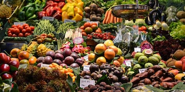 Frutas y verduras, los productos que más subieron en el último año. Foto: La Voz.