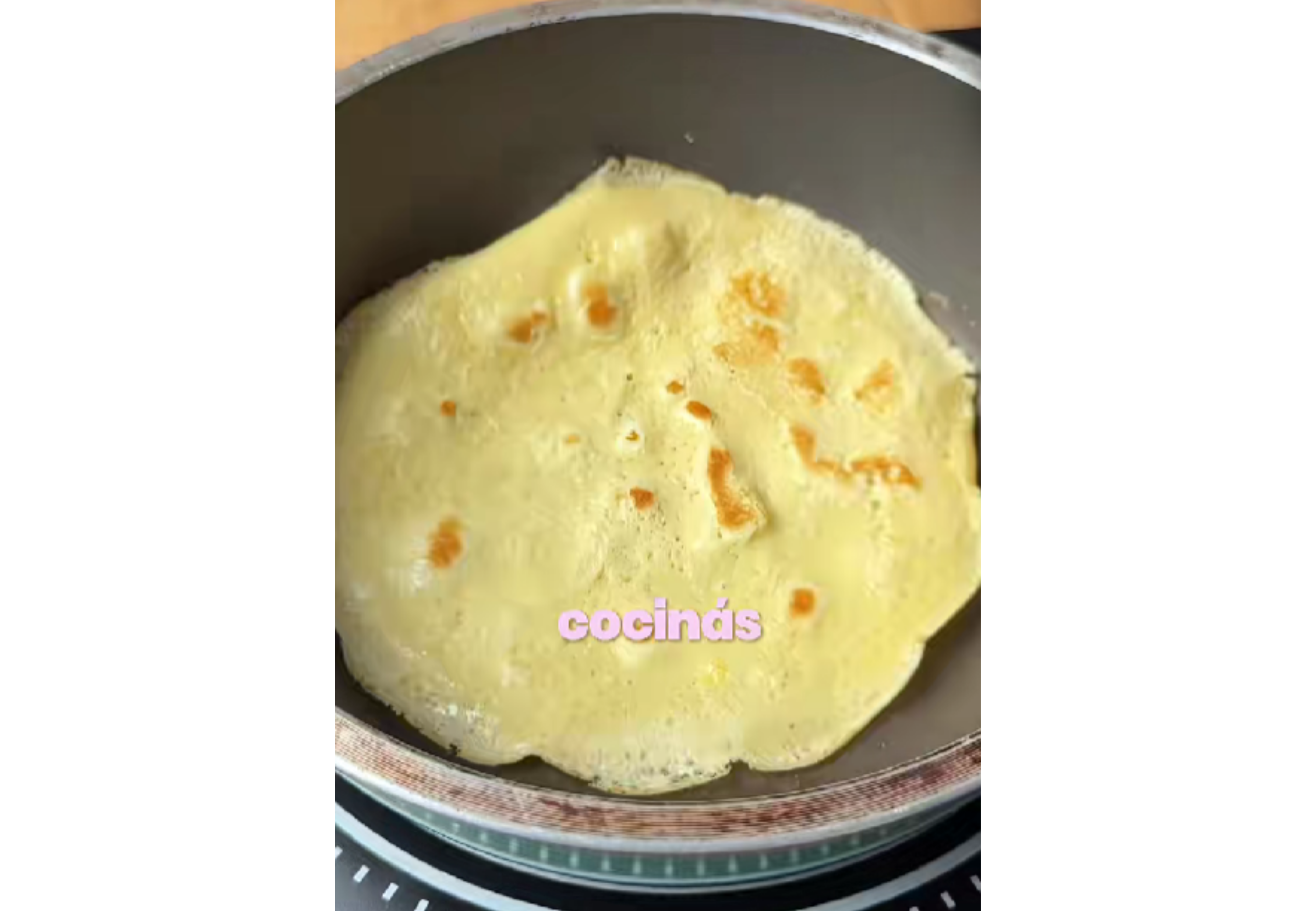 En minutos podés tener unos panqueques caseros sin harina.