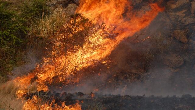 Incendio en Capilla del Monte